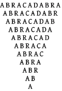 abracadabra