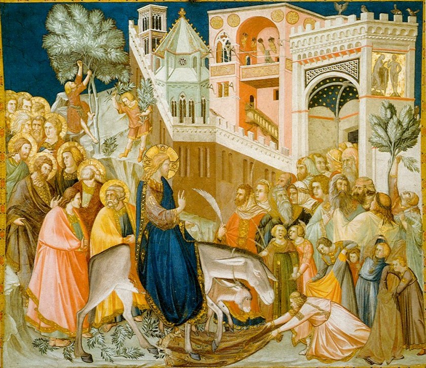Pietro Lorenzetti - Entrata di Cristo in Gerusalemme 131x