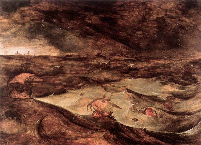 Pieter Bruegel I, De storm, ca. 1569