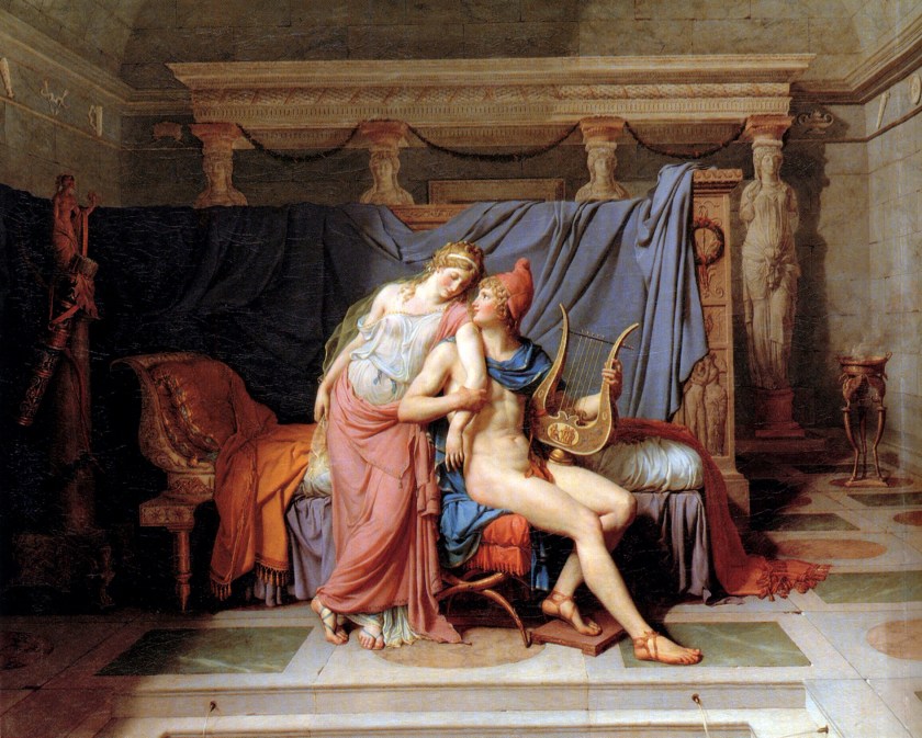 Jacques-Louis David, L'amour d'Hélène et Paris, 1788