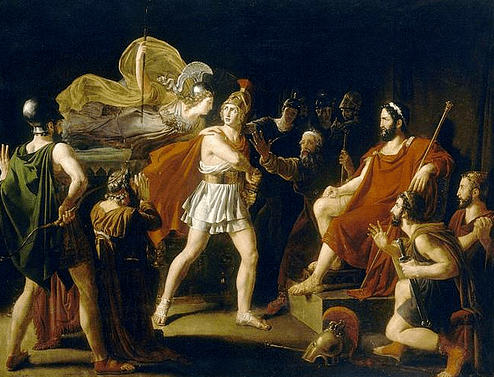 Pierre-Narcisse Guérin, De strijd tussen Achilles en Agamemnon