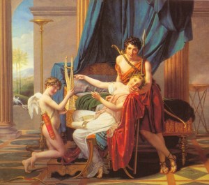 Jacques-Louis David, Sapho, Phaon et l'Amour, 1809
