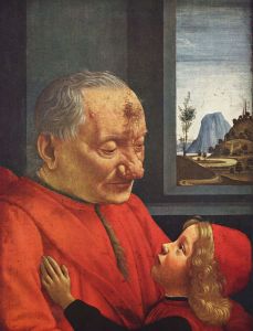 Domenico Ghirlandaio, Ritratto di vecchio con nipote, 1488